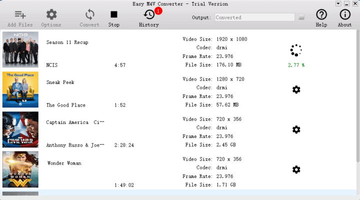 Easy M4V Converter for Windows Windows 11 download