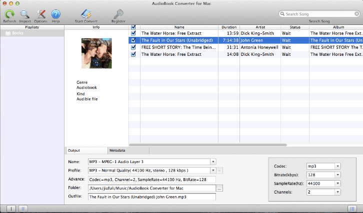 Mac Audio Book Converter 1.2.0 full