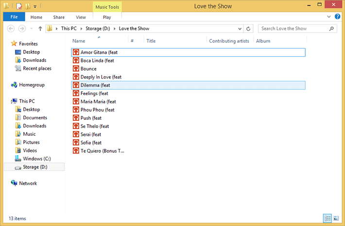 Converted MP3 Files