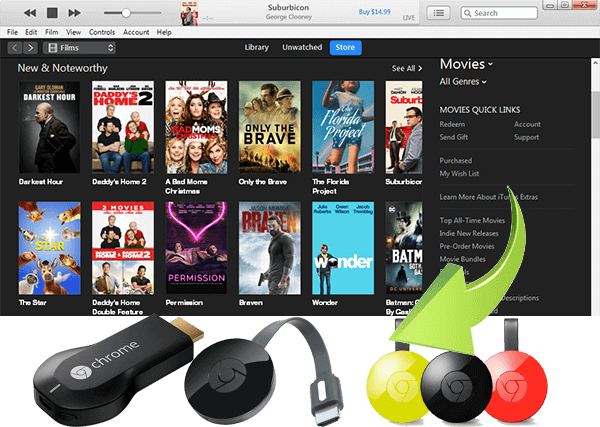 Convert iTunes Movies to Chromecast on