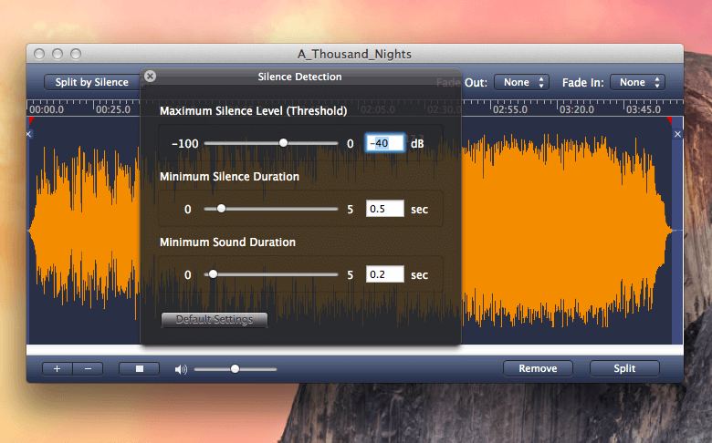 AppleMacSoft MP3 Splitter for Mac software